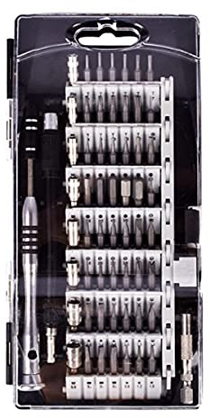 60 in 1 Screwdriver Set Precision Screwdriver Set S2 Steel Magnetic Repair Tool Kit Multifunctional Combination Kit Black 1 Set