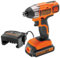 Black and Decker BDCIM18 18v Cordless Impact Driver 1 x 1.5ah Li-ion
