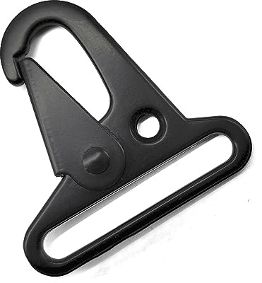 fujiyuan 10 Stück 3,8 cm vergrößerte HK Clips robuste Karabinerhaken Sling Clips für Paracord Sling Outdoor Tasche Rucksack