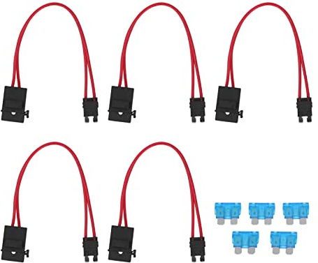 Heavy Duty Wire Extension ,Mini Tip Direct Replacement 5Pcs Regular Car Holder Connector Compact for Automotive Circuit(ACT M 19 . 1mm)