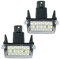 MUUGO 2 x Nummernschildbeleuchtung hinten für Toyota Auris Camry Corolla Esquire Highlander Prius Yaris Corolla Auto LED Weiß Autolampe