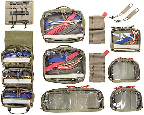 Tasmanian Tiger TT Modular Medic Insert 30 Erste Hilfe Zusatz-Taschen Set (Oliv)
