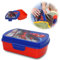 Spiderman Lunchboxen, Frischhaltedosen für Kinder, mikrowellengeeignet, BPA-frei, Kunststoff, luftdichter Deckel, Kühl-/Gefrierschrank, Snacktöpfe, Lunchbox, Schule, Reisen, Jungen, Geschenk, Größe 18