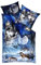 Kaeppel Mako Satin 135x200cm Digitaldruck Bettwäsche 2 TLG. Wolf Urwald Federn Abstrakt Baumwolle, Farbe:Wolf