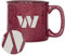 Rico Industries NFL Football Washington Commanders 425 ml Speckle Camper Kaffeetasse, tiefes Lasergravur-Logo, Keramik-Campingbecher, gesprenkelte Glasur