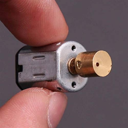 WHRLQXM Elektronischer Starter Mini Micro Metal Gear elektronischer Starter, mit exzentrischem Kupfer-Zahnradkopf 6 * 6 mm Vibrations-Elektronikstarter, DC 6V N20, Spannung: 2 Stück Size : One Size