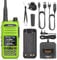 Talkpod A36PlusMAX Dual Band Two Way Radio, 8W Output, Long Range Handheld Radio with 144-146/430-440MHz VHF UHF Receive, 3200mAh Battery, 1.44 inch Color Screen (Green)