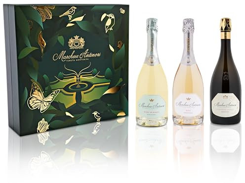 Marchese Antinori, Confezione Tenuta Montenisa Franciacorta, da 3 bottiglie: Blanc de Blancs, Rosè, Contessa Maggi