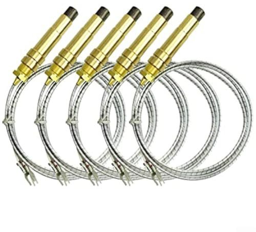 Lot de 5 thermocouples à gaz, pièces de rechange pour cuisinière à gaz, cuisinières à gaz, chaudières à gaz