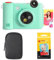 KODAK Smile+ 2-in-1 Digital Instant Camera & Photo Printer Starter Bundle - Case + Zink 20pk Paper - 10MP, Rotating Lens - Green
