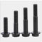 M10 M12 M14 M16 Sechskantschraube aus schwarzem Kohlenstoffstahl der Güteklasse 10.9, Kopfschraube, Feingewindesteigung, 1,25/1,5 mm Schraube(M4*12 mm)