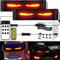 NEWFUN Yeux du Diable Led pour Camion, Panneau Led Voiture, Ecran LED Programmable Voiture avec Contrôle APP et Télécommande, Teux Led pour Voiture,Camion,Smart App,Bluetooth (102 * 348mm)