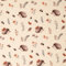 Jersey Stoff Igel mit Blätter Beige Kinderstoff Oeko-Tex 0,5m x 1,50m Meterware Stoff für Kinderkleidung und Accessoires