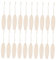 FIXOSHEE 40 Stück Handgefertigte Holzchip -dekoration Mini Surfboard Prop Holzmalerei Ausschnitte Hawaii Holzdekorationen Holzausschnitt Wandkunst Surfendekoration Holzspäne Beige