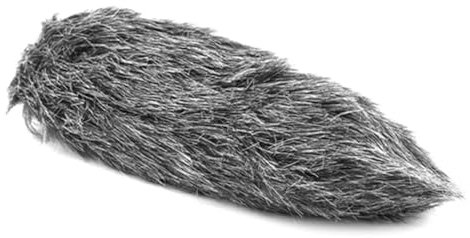 Qukaim Microphone Windshield Furry, Outdoor Recorder Wind Cover Shield for RODE VideoMic GO, Furry Windscreen Muff, Suitable for Condenser Microphones
