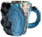 Generico Grandes tazas de café – Taza elegante – Taza de imitación a mano con ancha y resistencia a altas temperaturas para café, té y leche