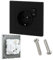 BAYON Enchufe con Interruptor de Pared Negro - Controla tus Dispositivos y Ahorra Energía - Mecanismo Empotrable con Toma de Corriente Schuko