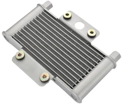 EGUIAS Enfriador Aceite Apto para ATV ATV 180cc Kart Radiador enfriado por Aceite Enfriador de Aceite de Motocicleta Radiador de Aceite Externo Adecuado Cooler Kit