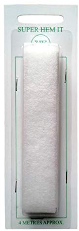 Hem-It Washable Iron On Hemming Tape Fabric Repair 20mm x 4metres (Heavy Duty)