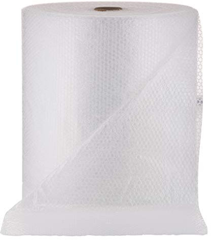 TPZ The Packaging Zone | Large Roll of Premium Polythene Bubble Wrap | Small Bubble Protective Wrap | Air Bubble Packaging for Moving Delicate Items & Package Storage Boxes (Clear, 500 x 100m)