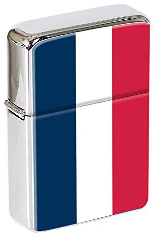 Giftshop UK Frankreich Flagge Klapp Chrom Star Zigarettenanzünder