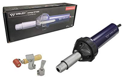 Weldy 220V 1600W Professional Hot Air Equipment Hot Blast Torch Overlap Air Welding Gun Welder Pistol Tool Carton Packing Hot Air Gun