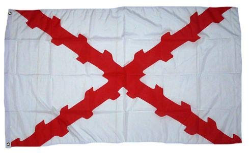 Fahne/Flagge Burgunderkreuz 90 x 150 cm
