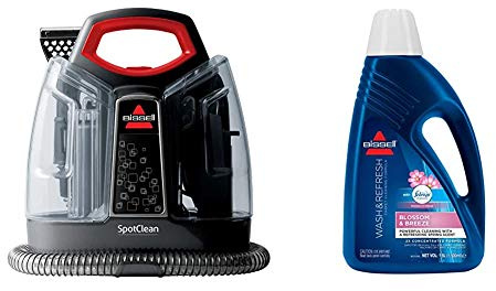 BISSELL SpotClean | Portable Carpet Cleaner | Blossom & Breeze Scent with Febreze | for Use with All Leading Upright Carpet Cleaners | 1078N