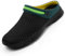 SAGUARO Herren Clogs Hausschuhe Atmungsaktiv Gartenschuhe Damen Mesh Sommersandalen DunkelGrün 40