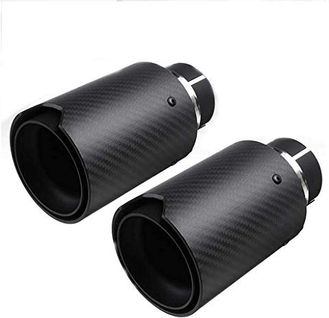 Auspuffrohr Aus Kohlefaser, Auto Auspuffblende, Carbon Faser Auspuffspitze Kompatibel für BMW F22 F23 F30 F31 F32 F33 F36 F10 F11 F12 F13 M Autozubehör
