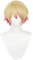 PWEINCY Blond Orange Tenma Tsukasa Cosplay Perücke Frauen Halloween Party glattes Haar mit Pony