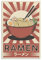 Vintage Japanese Ramen Poster Decorative Painting Canvas Wall Art Living Room Posters Bedroom Painting 12x18inch(30x45cm)