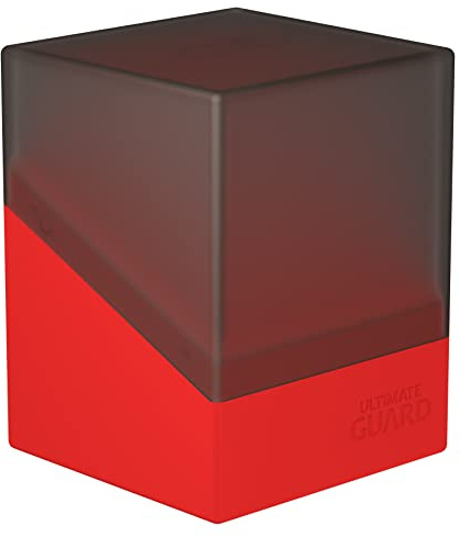 Ultimate Guard Boulder Deck Case 100+ SYNERGY Schwarz/Rot