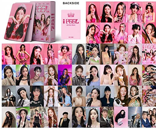 MIYEON MINNIE SOYEON SHUHUA yu-qi Photocards 'NEVERLAND' Neues Album New Song Postkarten Fan Support Card