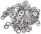 Rondelle piatte M5, rondella piana in acciaio inox 304 Fajoeda 100Pcs per viti a bulloni, M5 x10mm x1.0mm