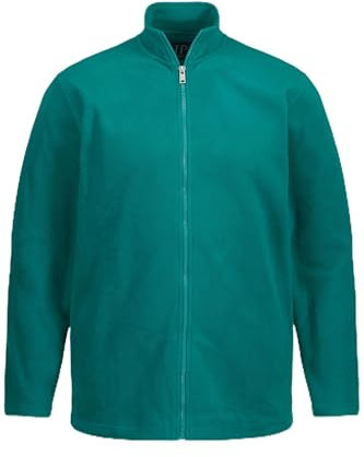 JP 1880 Giacca di pile per l'outdoor con colletto alto e tasche con zip, disponibile fino alla tg. 8XL petrolio XXL 705552460-XXL