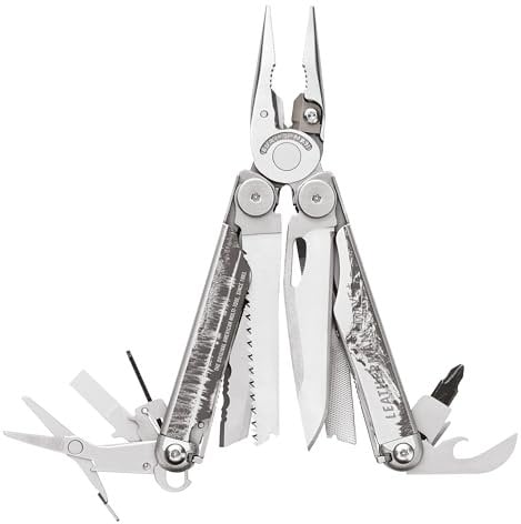 Leatherman Wave+ Multi-Tool - 18-in-1 Heavy-Duty Stainless Steel Tool with Blades, Pliers & Wire Cutters, Special Edition, Grey