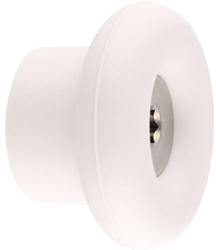 WAGNER - hooks4home - Design-Wandhaken DOT - Ø 40 x 25 mm, Kunststoff & Stahl galvanisiert, hellgrau - 17021321
