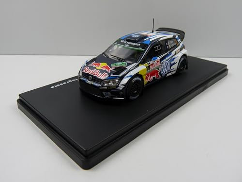 RMX7 1/43 Mexiko Rallye WRC: Volkswagen Polo R WRC 2016 Wales Ogier #1