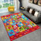 Teppich Kinder Teenager Jungen Spielmatte 3D ABC-Cartoon-Buchstaben Gedruckt Teppich Wohnzimmer Schlafzimmer Dekoration Baby Krabbel Matte 100 X 120 cm - Leicht Zu Reinigendes -7P9S/J2V8-0