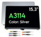 Fotisangea Replacement A3114 LCD Screen Display Assembly for MacBook Air Retina 15.3 A3114 Full LCD Silver Color