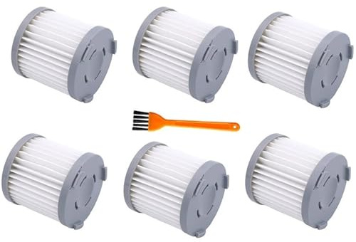 CAXUMO Remplacements de filtre HEPA, for aspirateurs Cecotec Conga Rockstar 500 Ultimate Xtrem, for aspirateurs Conga Rockstar 700, pièces de rechange for nettoyeur Filtre à vide HEPA(6pcs)