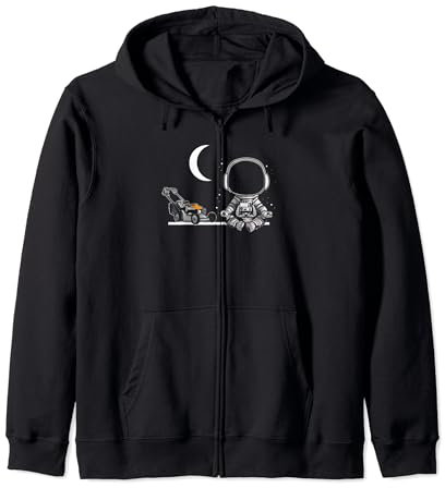 Lawnmower Lawn Ride-on Mower Gardening Grass Cutter Zip Hoodie