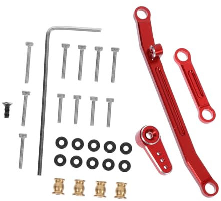 Abaodam Metall-lenkstange Rc-Cars Kompatibel mit Axial Ersatz-lenkgestänge -rc-car-lenkstangen-kit Präzisions-lenkstangen-Upgrade für Crawler