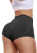 Vertvie Sporthose Damen Kurz Scrunch Sport Shorts Hotpants Hoch Taille Gym Shorts Push Up Kurze Leggings Sexy Yoga Shorts Fitness Workout Radlerhose Sport(Schwarz,M)