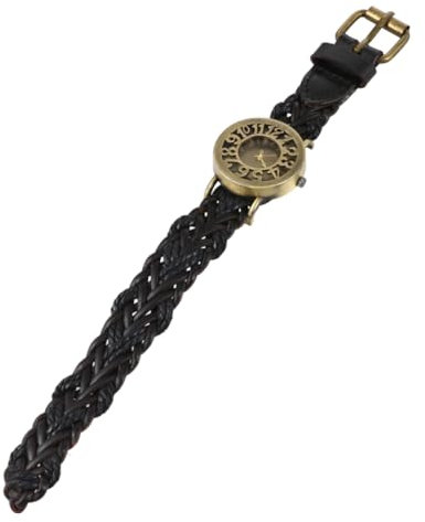 TINEASUR Pu-banduhr Steampunk-Uhr Retro-Uhr Vintage-Uhr Armbanduhr Gotische Uhr Schmuckband Ansehen Uhr Aushöhlen Antike Uhren