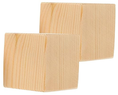 NUOBESTY 2 Piezas Padres de arranque para almohadillas madera dura hogar alto tubo de subida sofá almohadilla para pies de cama elevadores de muebles de madera bloques elevadores