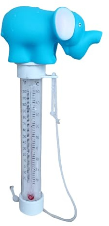 Pool-Thermometer, kabellos, Solar-Thermometer, schwimmend, für Pool, präzises und einfaches Ablesen mit Tierform, für Spas, Außenaquarien und Fischteiche