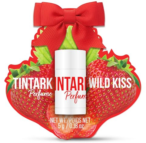 Bâton de parfum solide, barre de parfums de voyage pour femme, baume à parfum floral longue durée, mini eau de parfum, douce et naturelle, 5 g (Wild Kiss)
