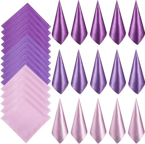 Geyoga 15 Sciarpa Collo Quadrato da Donna Fazzoletto da Collo Tinta Unita Misto Copricapo Sciarpa Bandana